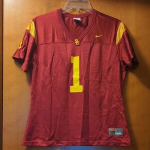 Nike Women's Red and Yellow Jersey